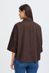 Fransa Cleo Shirt Hot Fudge