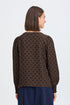 Fransa Adara Blouse Hot Fudge Dotty