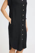 b.young Falakka SS Shirt Dress Meteorite