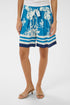 Saint Tropez Rasheda Shorts Vallarta Blue Flower Bouquet