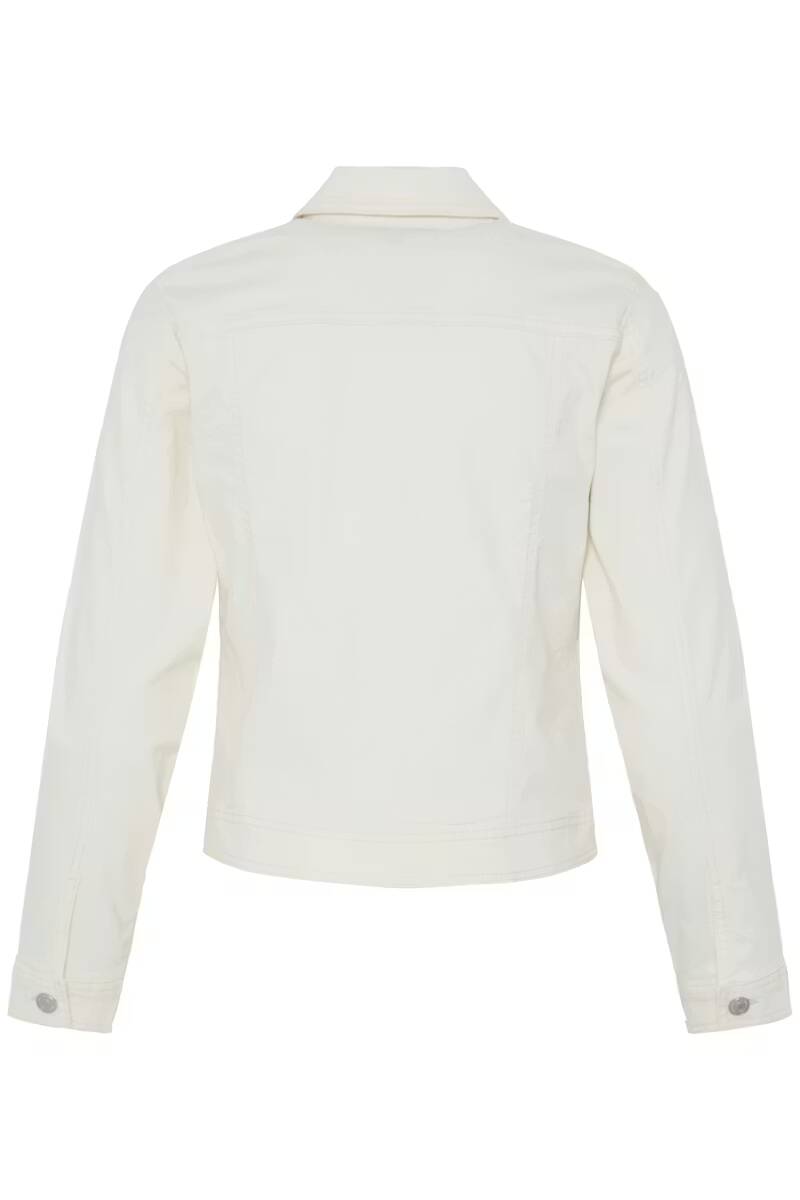 Fransa Twill Jacket Whisper White