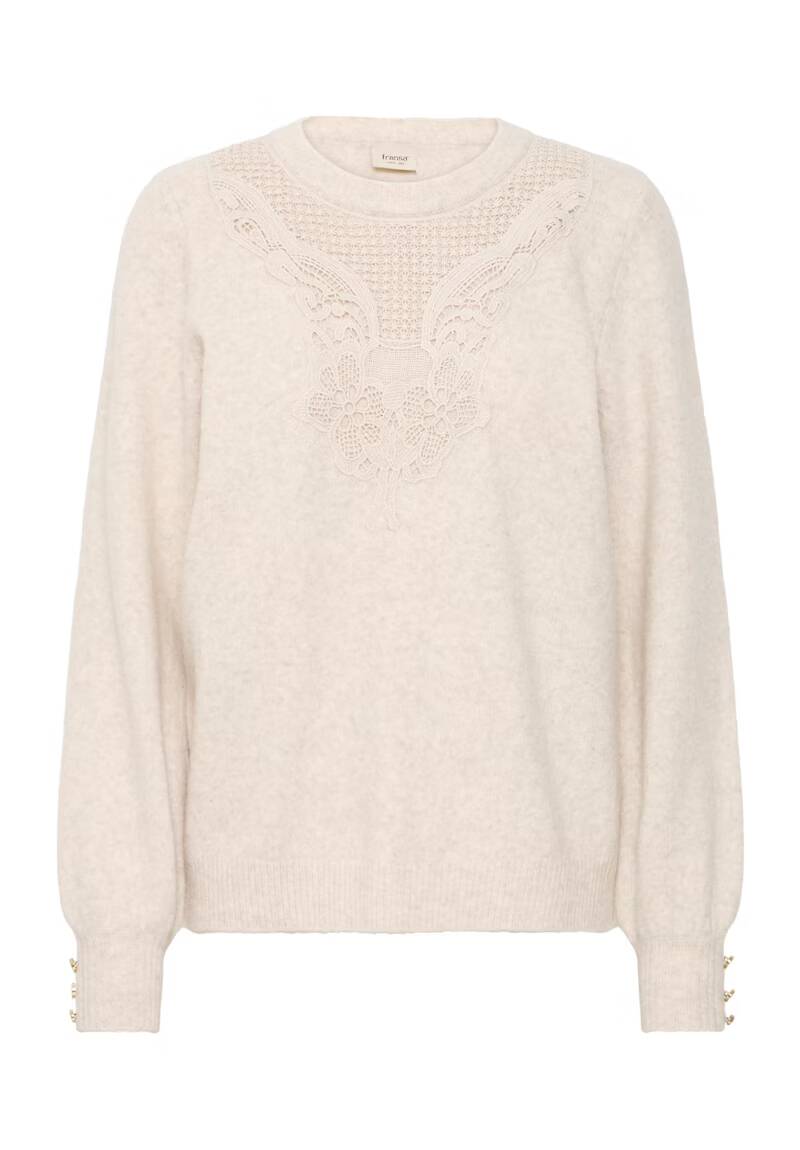 Fansa Ellen Jumper Oatmeal Melange