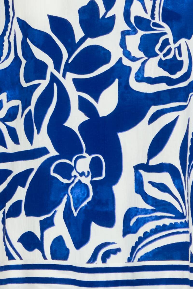 Fransa Cora Blouse Blue Lolite Art