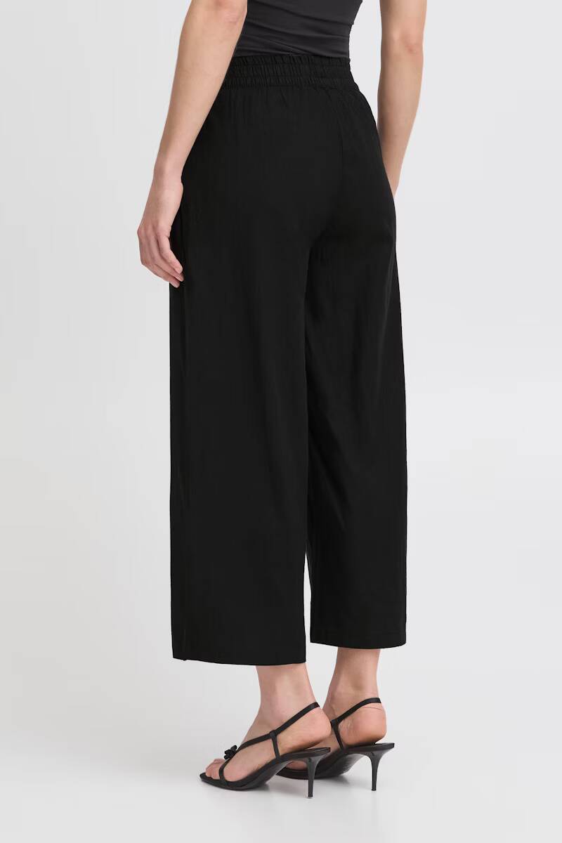 b.young Falakka Crop Trousers Black