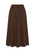 Saint Tropez Tonja Skirt Chocolate Brown
