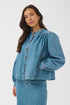 Saint Tropez Tera Shirt Medium Blue Denim