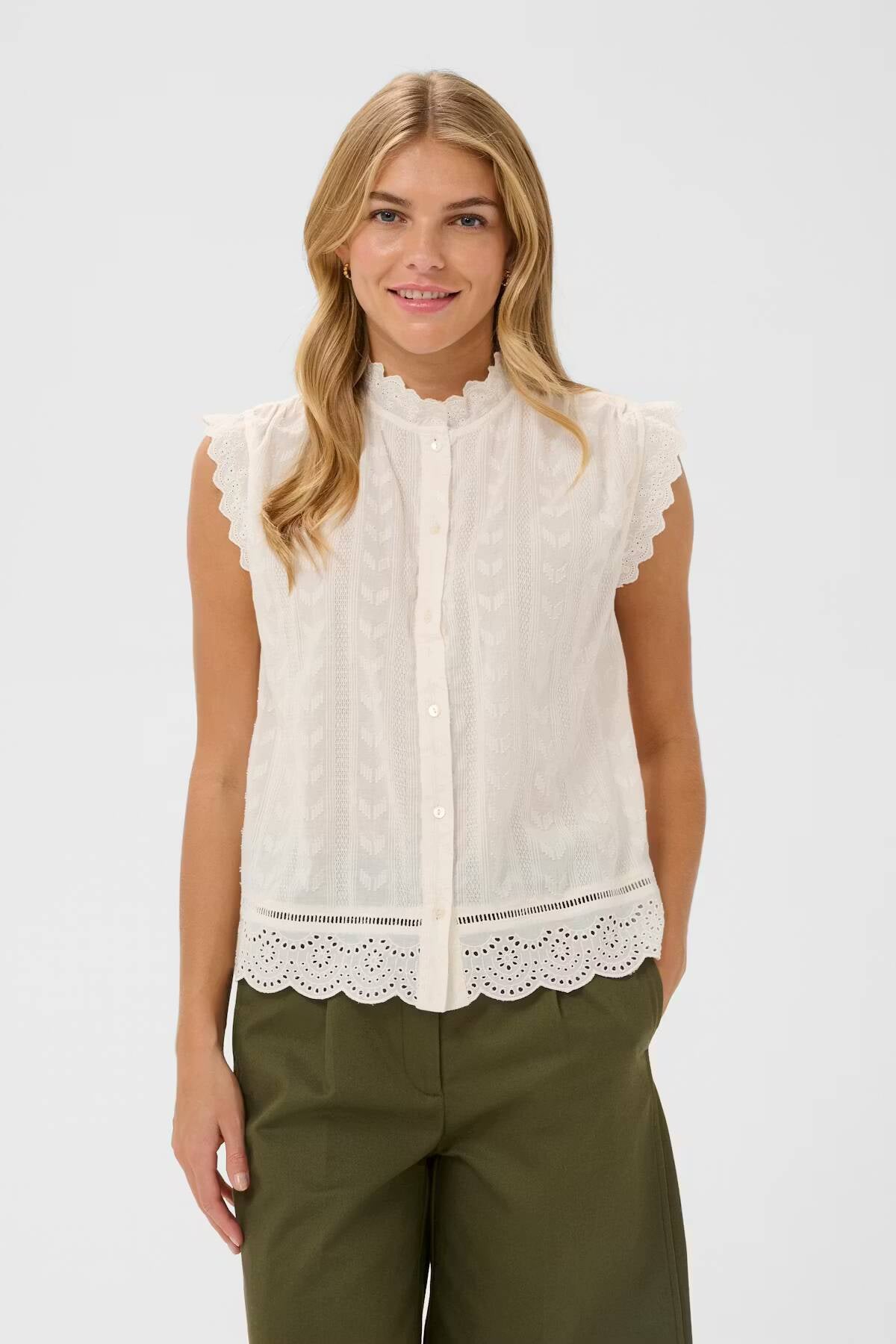 Saint Tropez Rowyn Shirt Ice