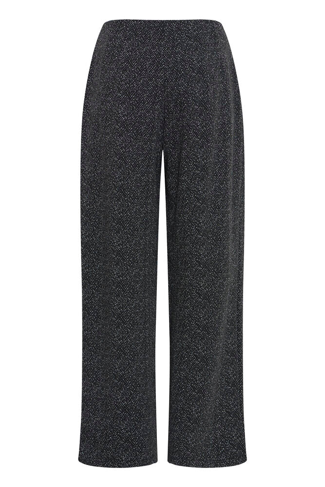 Fransa Catalina Trousers Black/White