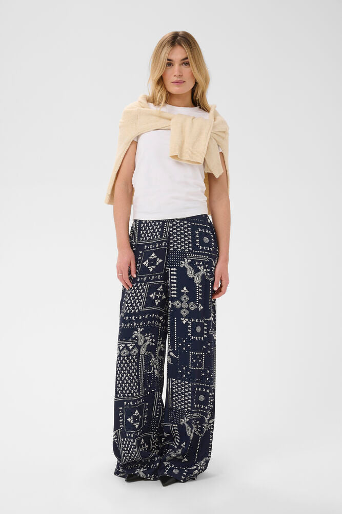 Saint Tropez Stephanie Trousers Night Sky Paisley Mosaic
