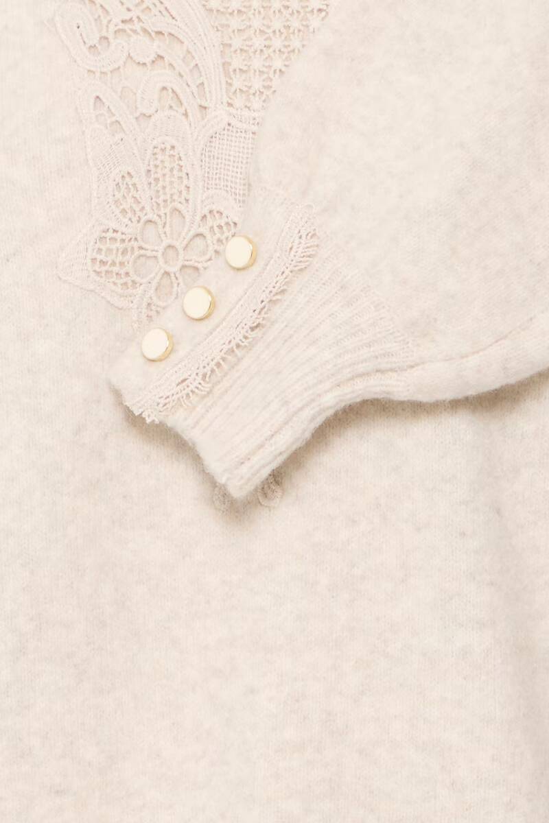 Fansa Ellen Jumper Oatmeal Melange