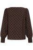 Fransa Adara Blouse Hot Fudge Dotty