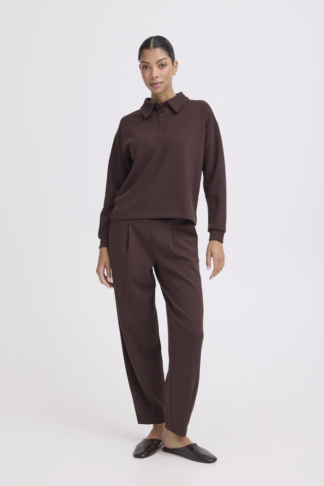 b.young Pusti Polo Sweatshirt Java