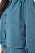 Saint Tropez Tera Shirt Medium Blue Denim