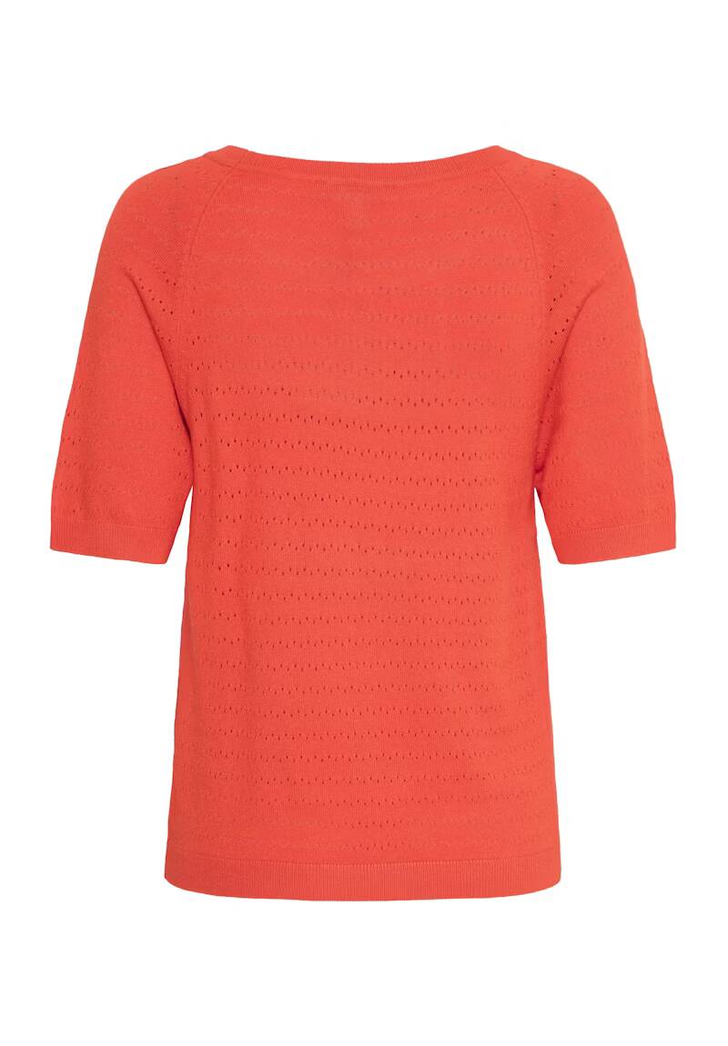 b.young Omanja Short Sleeve Jumper Flame Scarlet