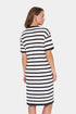 Saint Tropez Likam Striped Dress Winter White Nightsky Stripe