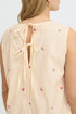 Fransa Bernie Blouse Yellow White Stripe Floral