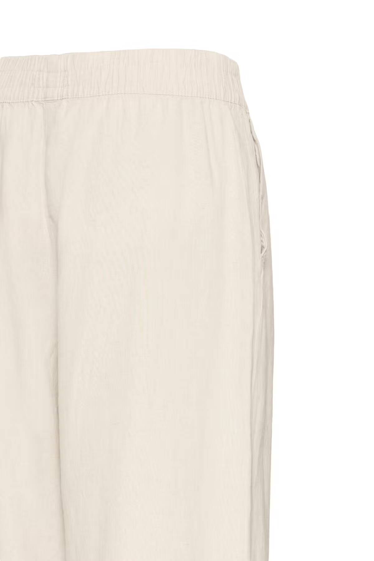 b.young Falakka Crop Trousers Rainy Day Melange