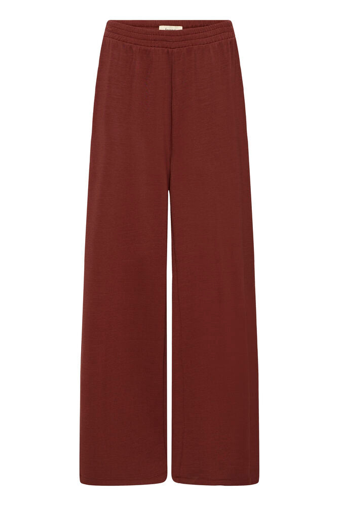 Fransa Aurora Trousers Rum W/White Contrast