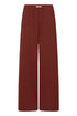 Fransa Aurora Trousers Rum W/White Contrast