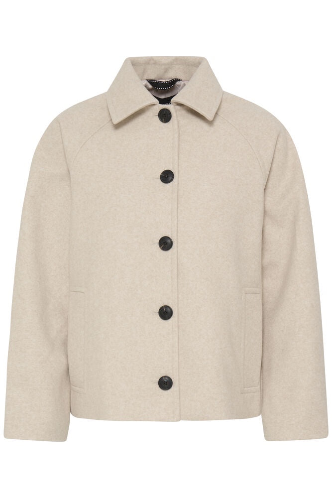 b.young Calia Mel Jacket Birch Melange