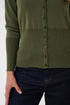 Saint Tropez Mila Slim Cardigan Four Leaf Clover