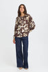 Fansa Ariana Blouse Dis Floral Fudge