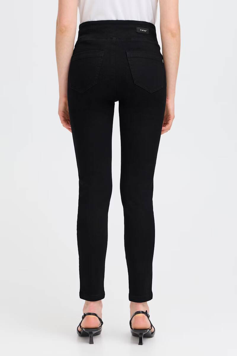 Fransa Luxe Thea Denim Leggings Black
