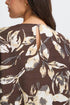 Fansa Ariana Blouse Dis Floral Fudge