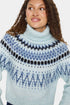 Saint Tropez Megna Rollneck Pullover Starlight Blue Melange