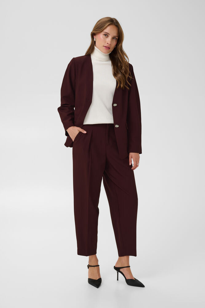 Saint Tropez Ubigail Trousers Winetasting Melange