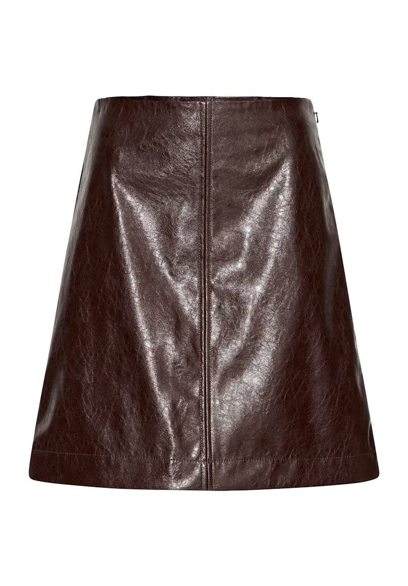 b.young Daina Skirt Chocolate Plum