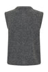 b.young Omea Vest Dark Grey Melange