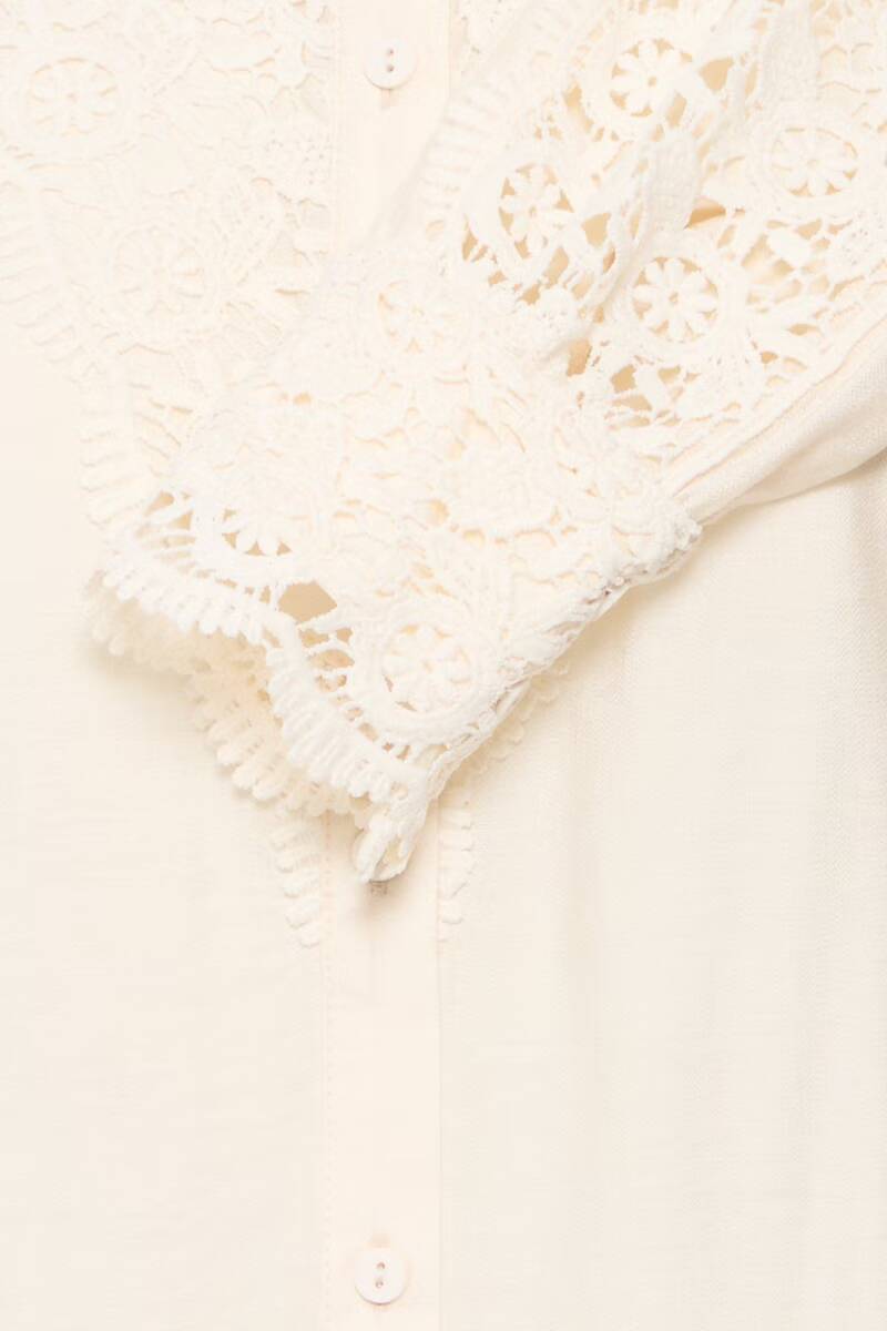 Fansa Blondie Blouse Whisper White