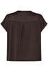 b.young Selita V Placket Neck  T-Shirt Java