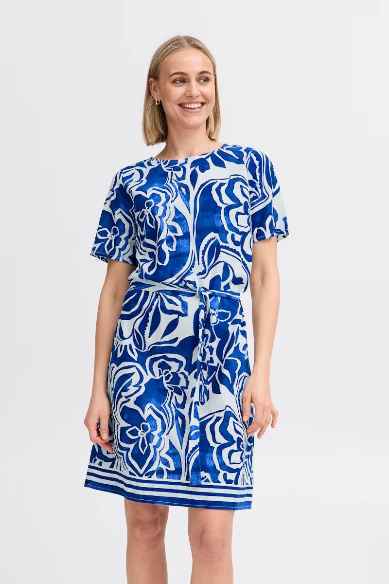 Fransa Cora Dress Blue Lolite Art