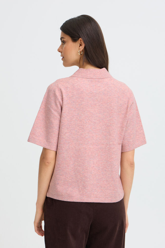 Fransa Suzette Pullover Silver Pink Melange