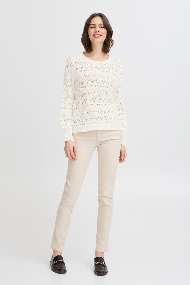 Fransa Costa Knit Pullover Birch