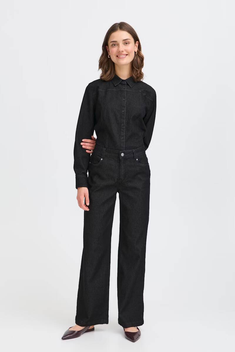 Fansa Chi Hanna Jeans Black Denim