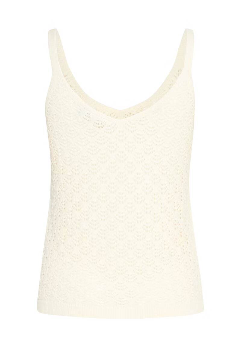 Fransa Oda Top Whisper White