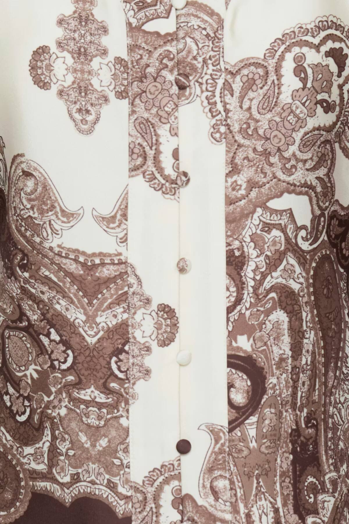 b.young Jannike Shirt French Roast Paisley