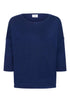 Saint Tropez Mila R-Neck Pullover Navy Peony