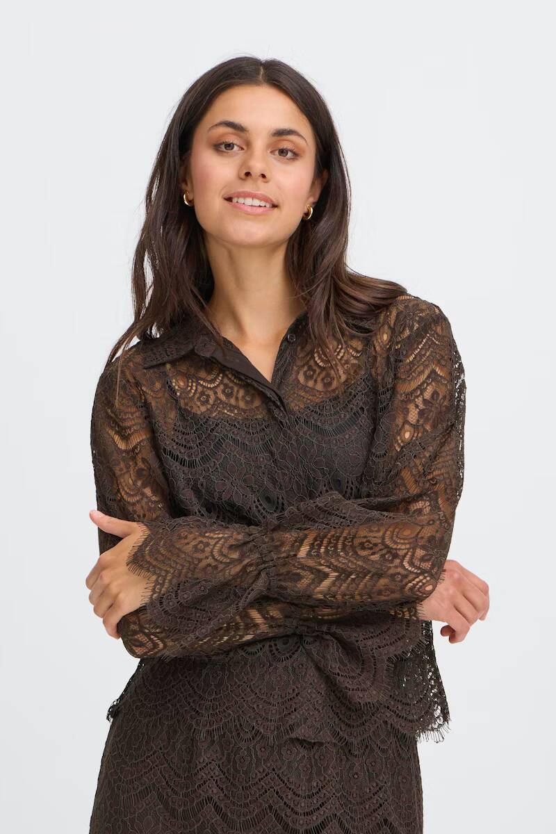 Fransa Caty Shirt Chocolate Torte