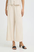 b.young Falakka Crop Trousers Rainy Day Melange