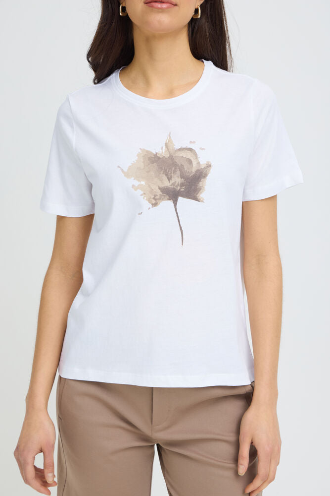 Fransa Francesca T-Shirt Savannah Tann Flower