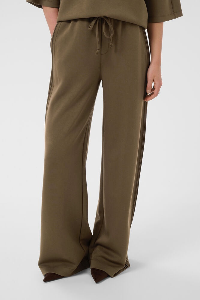 Saint Tropez Theo Trousers Dark Earth