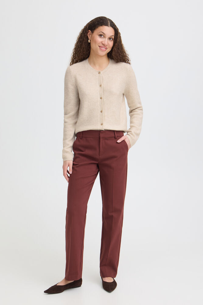 Fransa Ellis Cardigan Oatmeal Melange