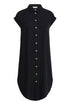 b.young Falakka SS Shirt Dress Meteorite
