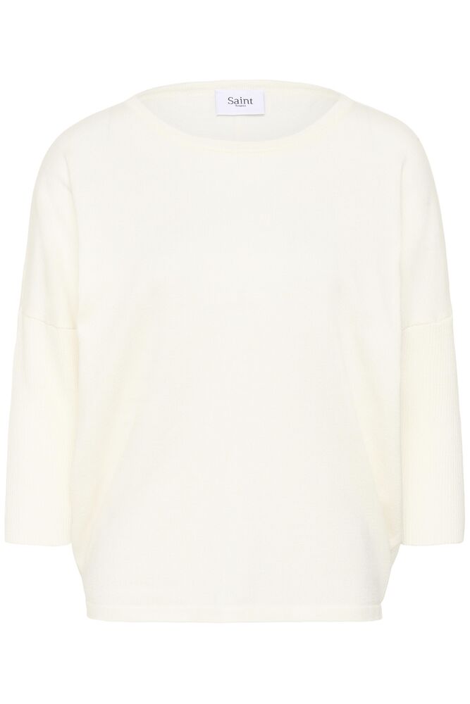 Saint Tropez Mila R-Neck Pullover Ice