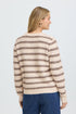 Fransa Kendra Pullover Oatmeal Stripe