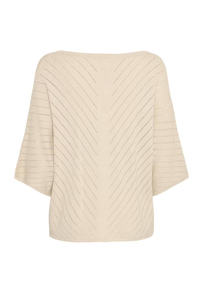 b.young Mobbe V-Neck Jumper Frosted Almond